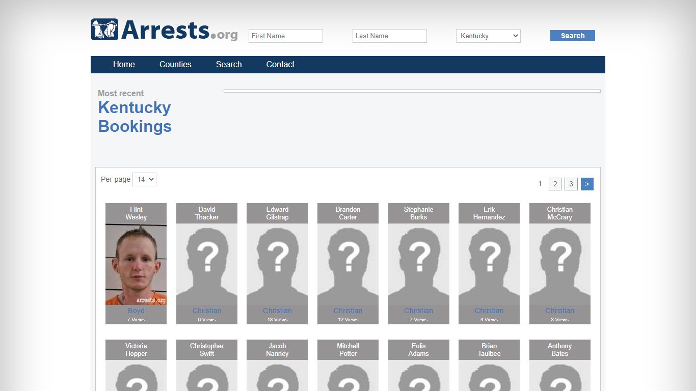 Kentucky Arrests and Inmate Search